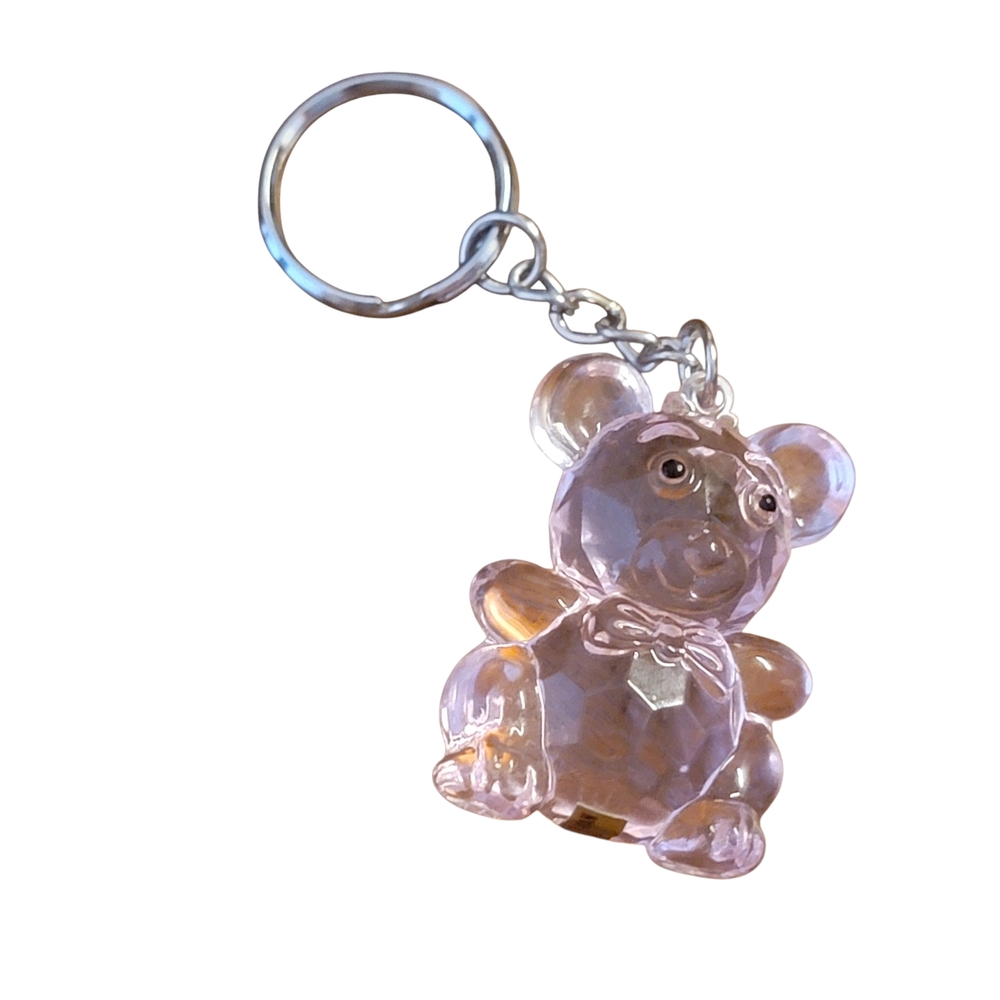 Pink Bear Keychain - Picture 2 of 2